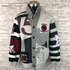 Ralph Lauren Polo Cardigan Patchwork Boat House